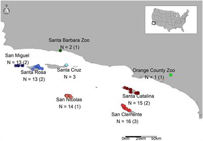 Effect of Geography and <mark class="highlighted">Captivity</mark> on Scat Bacterial Communities in the Imperiled Channel Island Fox